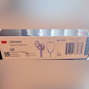 New Littmann Classic III Stethoscope in Blue and Silver.